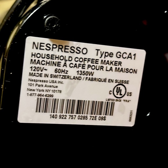Nespresso Vertuo Line Black Coffee Maker and Espresso Maker - Picture 16 of 17